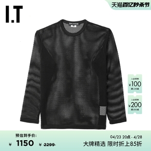 IT JUNYA WATANABE WOMEN女装透视镂空网眼长袖上衣新款JLT001XL