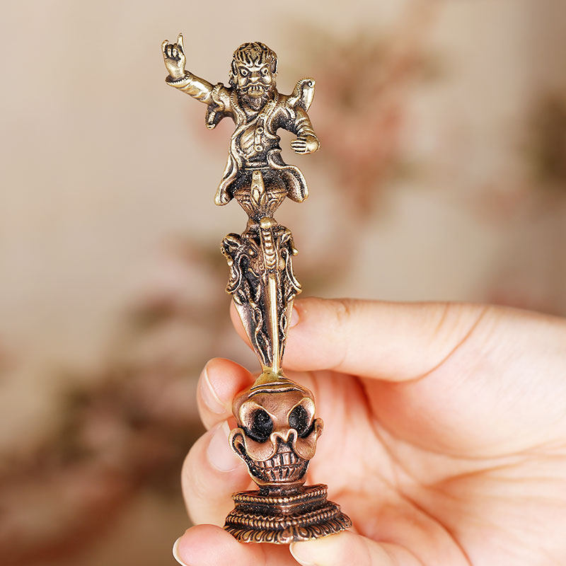 尼泊尔金刚杵愤怒莲师金刚杵藏传佛教用品佛堂供佛金刚撅