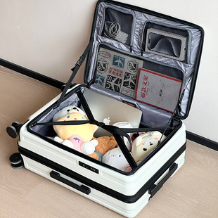 宾语新款侧开盖行李箱可扩展拉杆箱20寸旅行登机皮箱24大容量男女