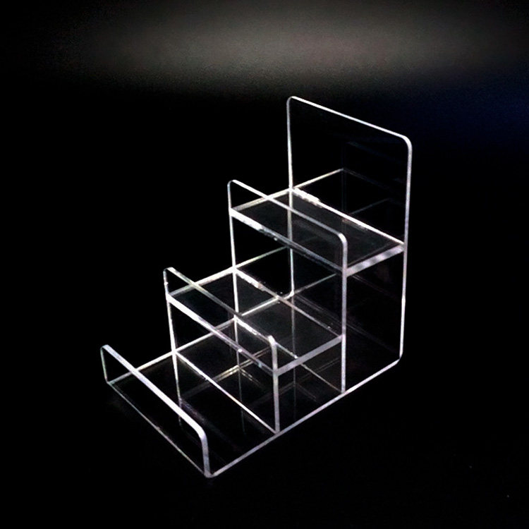 包邮亚克力阶梯展示架多层展示台首饰品展架眼镜架钱包架