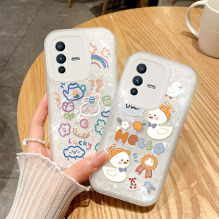 适用vivos12pro手机壳动漫日韩V2163A步步高vivo s12p0r可爱卡通新款vivis女vovos网红vovis硅胶透明por防摔