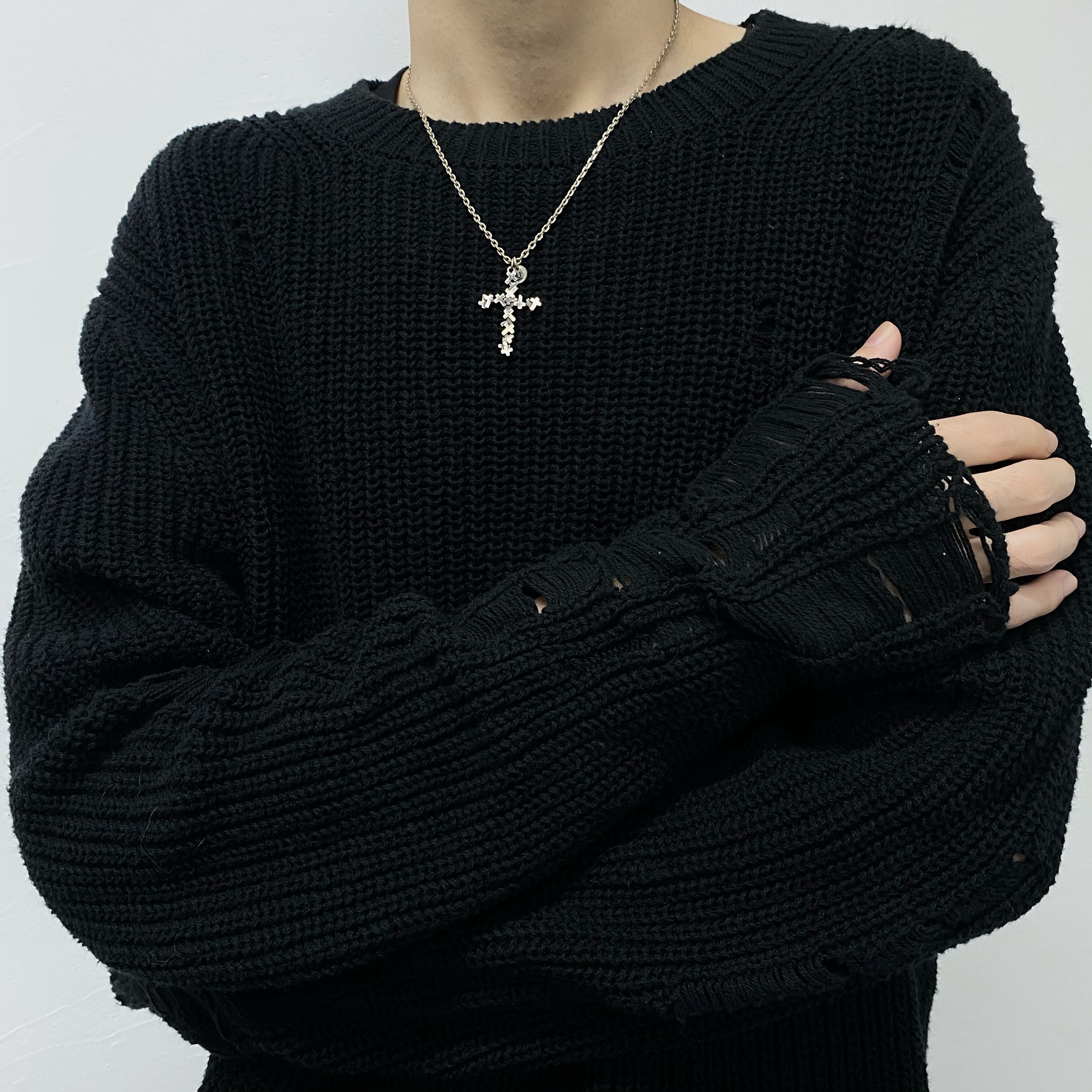 特价uc风格高桥盾archive魔女期多十字架项链925银吊坠百搭款