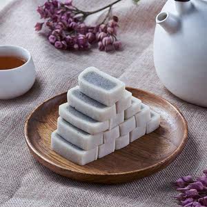 黄智英软糕薄荷黑芝麻夹心糯米手工自制云片糕广西柳州土特产小吃