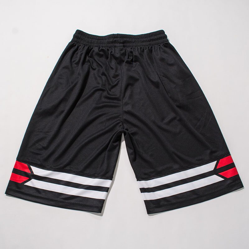 嘻哈男大码街球短裤过膝盖篮球七分裤跑步训练运动裤肥佬大裤衩