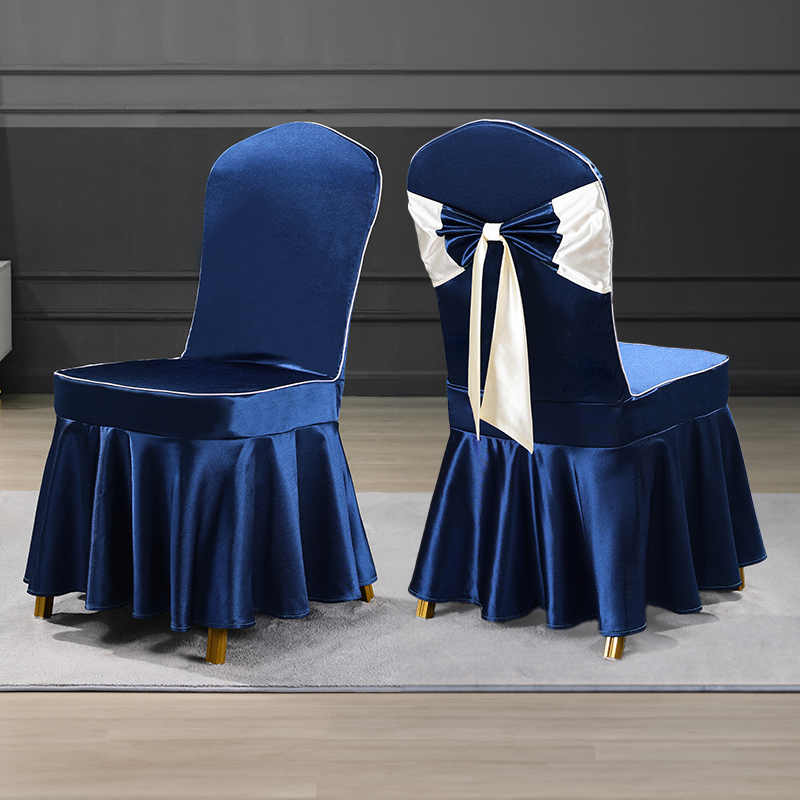 酒店椅套专用椅套罩饭店餐厅会议室宴会弹力加厚通用椅子套罩婚庆