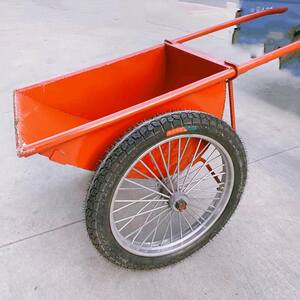 拉货车推车两轮手推搬运车,建筑双轮农用砂浆架子特厚工具车大号