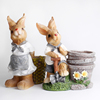 lovely rabbit Flower pot to ground Decoration originality personality fashion household indoor Botany Potted plant balcony gardening Floral organ lovely rabbit Flower pot to ground Decoration originality personality fashion household indoor Botany Potted plant balcony gardening Floral organ