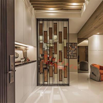 铁艺屏风隔断镂空美式图片