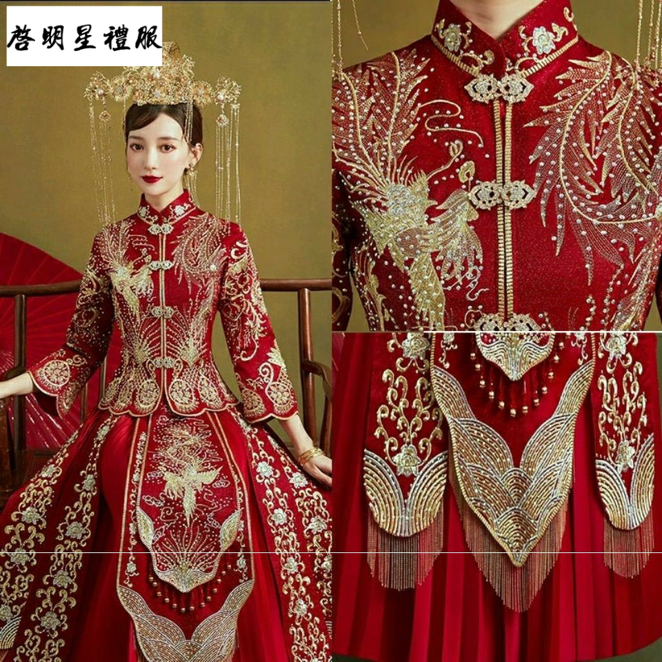 秀禾服新娘2021年新款结婚礼服中式嫁衣