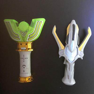 热销黑暗神光棒_迪迦奥特曼变身器神光棒玩具套装 黑暗迪加召唤器声光