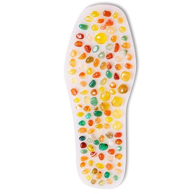 指压板玛瑙石按摩拖鞋穴位按摩脚垫男女老年人足疗趾压板脚垫鞋垫