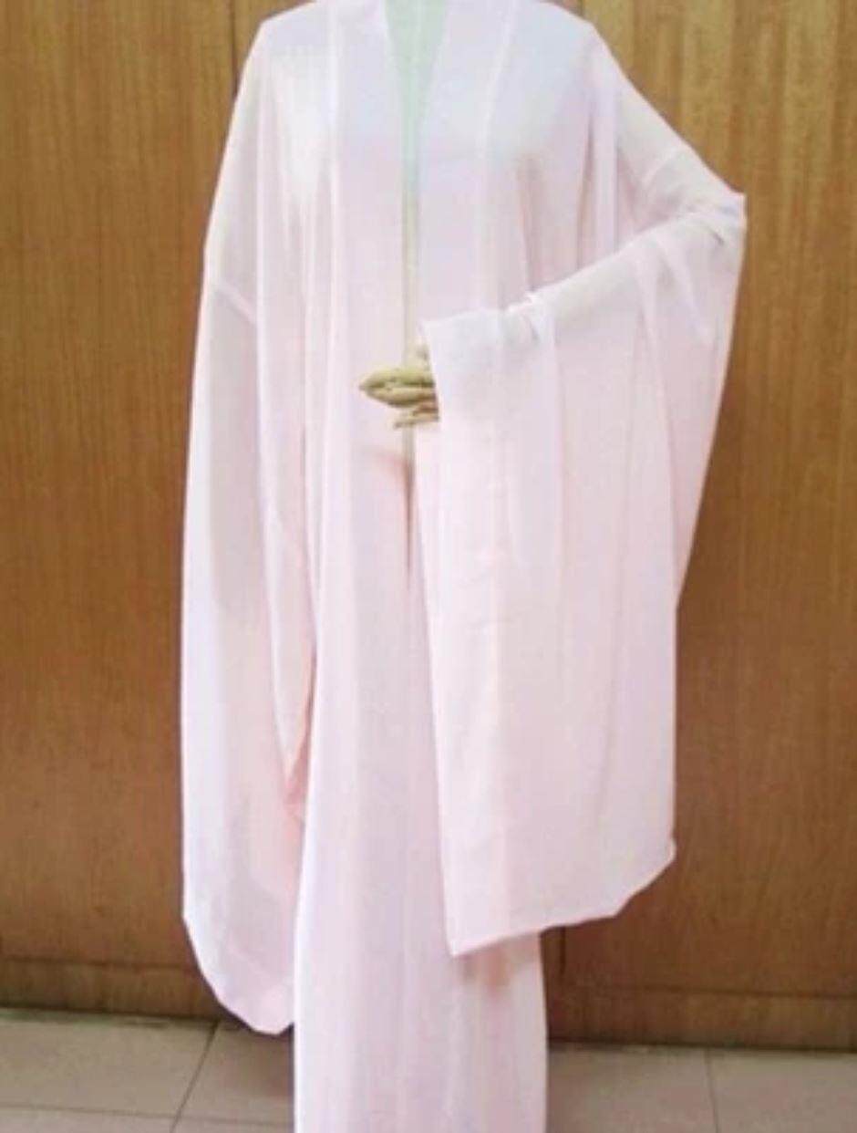 一折古装cos服 女_大袖衫女汉服单件红色古装服装仙女外披拖尾 罩衫