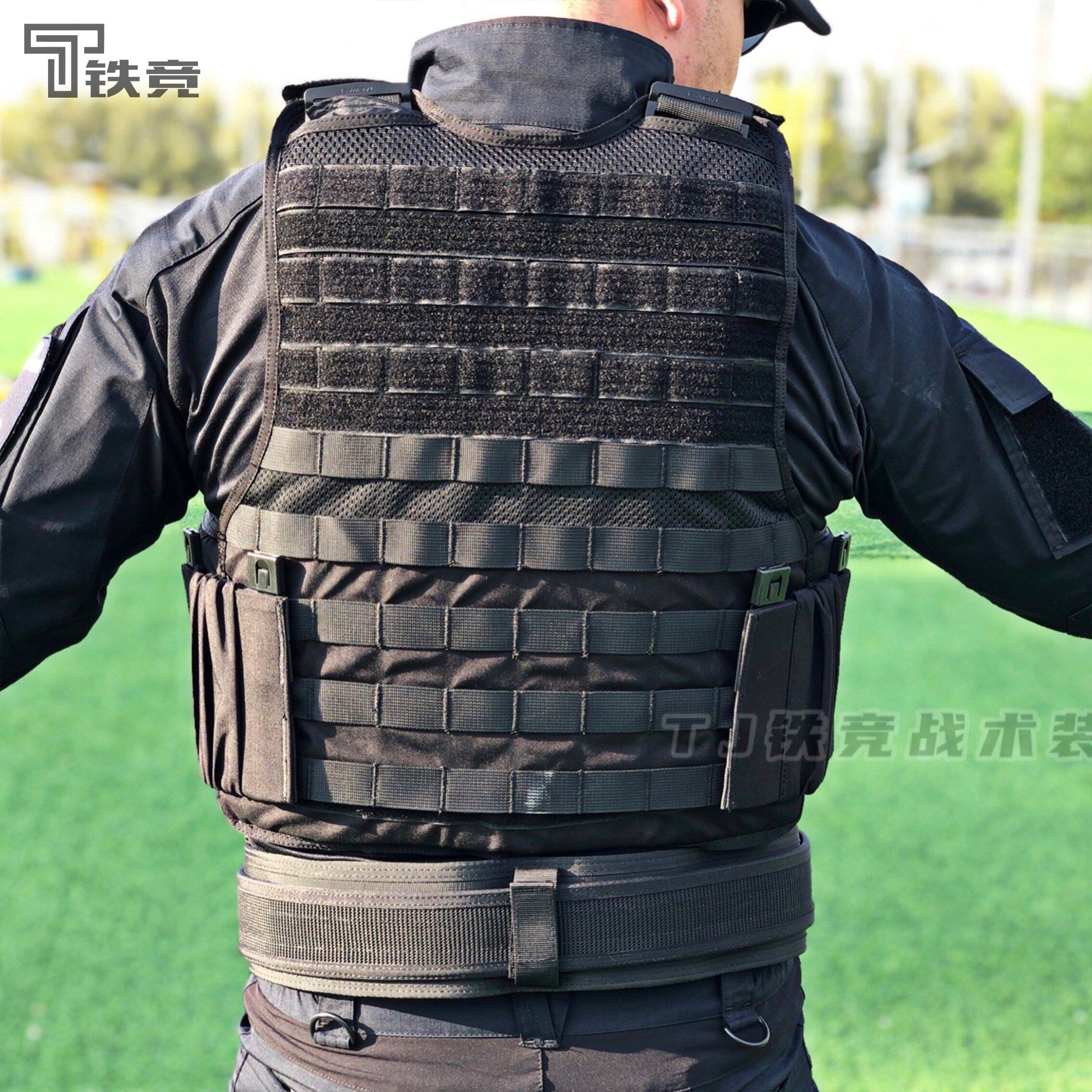 露枫儿工厂店的优惠券大全—背心战术勤务低巡逻防护马甲拆】铁显