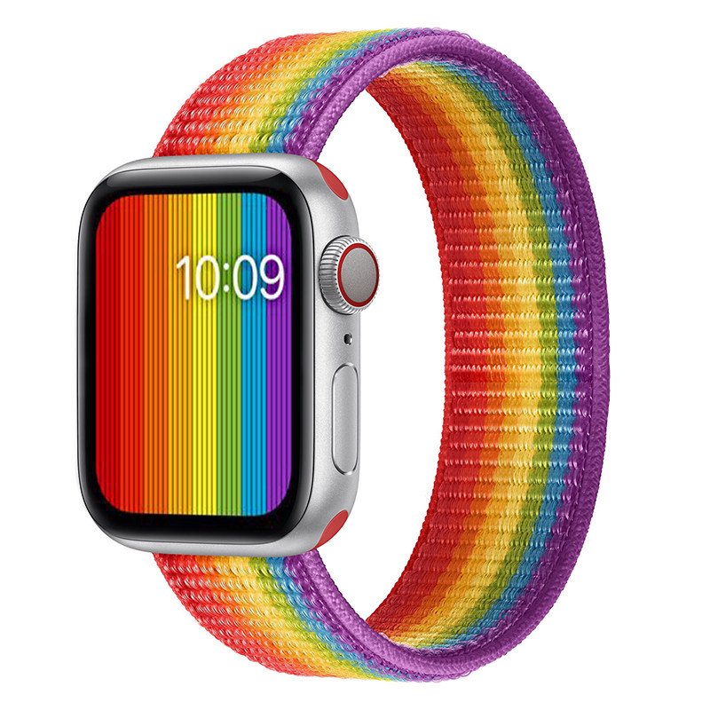 l&y凌飏 适用apple watch表带iwatch7/6/5/4/3单圈尼