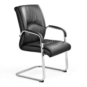 接待椅皮椅弓形椅图片