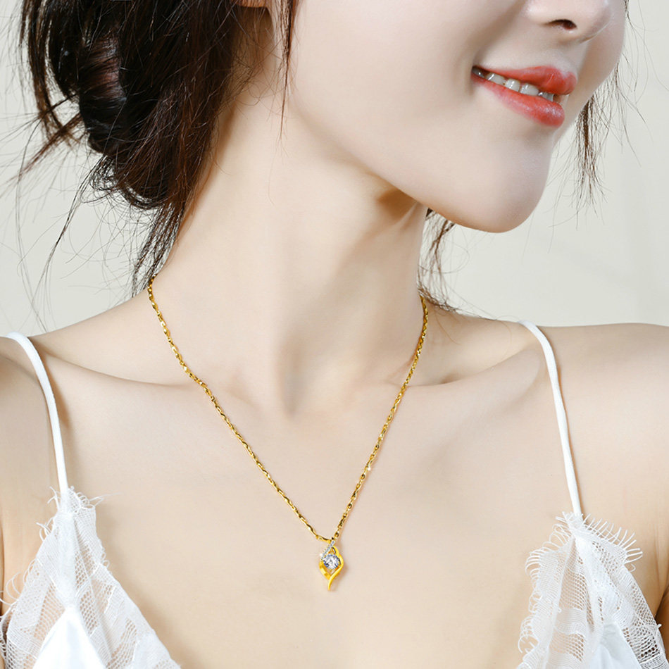 金项链女老凤祥金项链