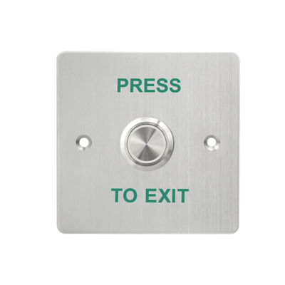 户外防水门禁开关面板自复位86型出门按钮窄长条立柱开门按钮防1