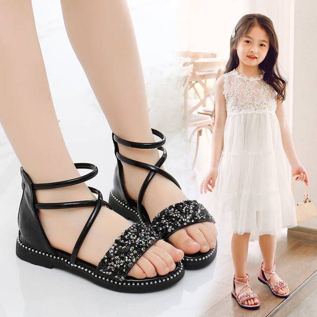 3-12岁11女孩子10高帮凉鞋9小孩8女童穿7夏天6童装5罗马凉鞋4儿童