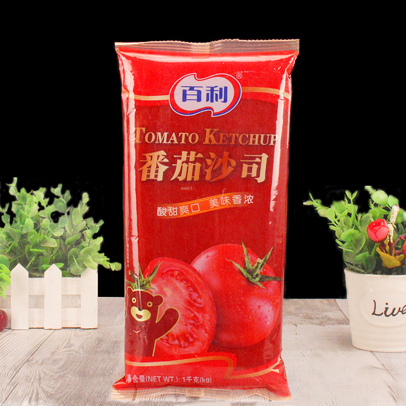 百利番茄沙司1kg 家用大袋装番茄酱炸鸡汉堡披萨手抓饼薯条意面酱