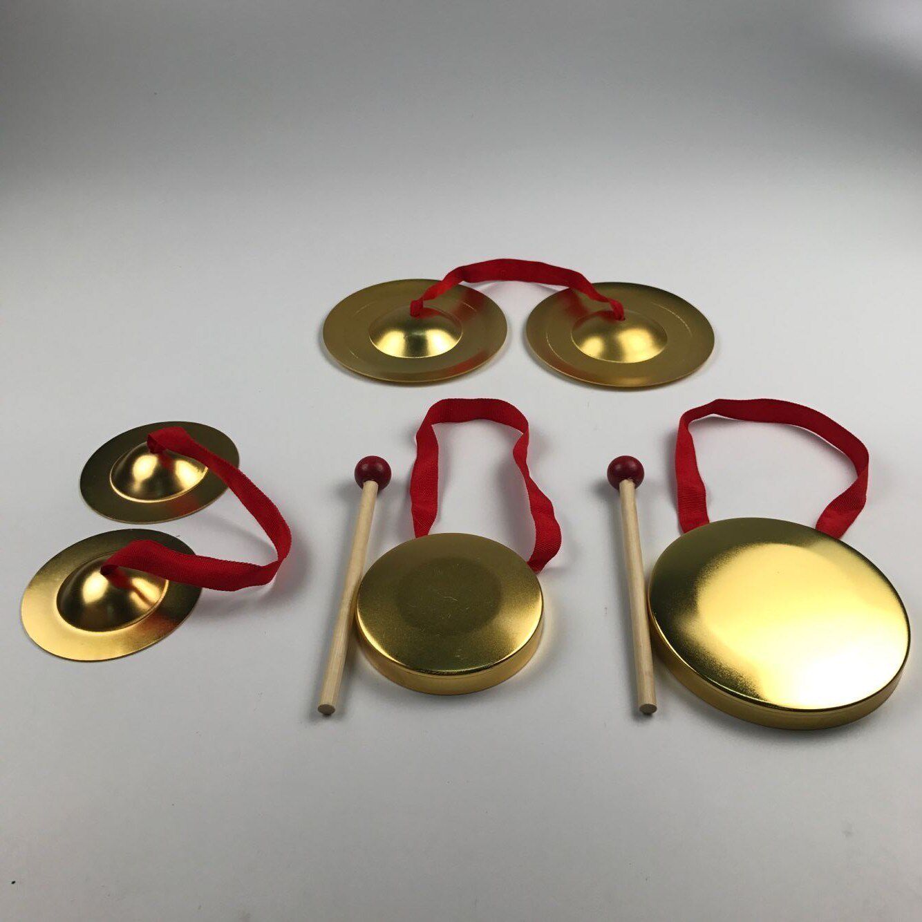 小铜锣小铜镲儿童玩具三句半套餐铜嚓铜钹锣鼓乐器小号锣鼓镲铜罗