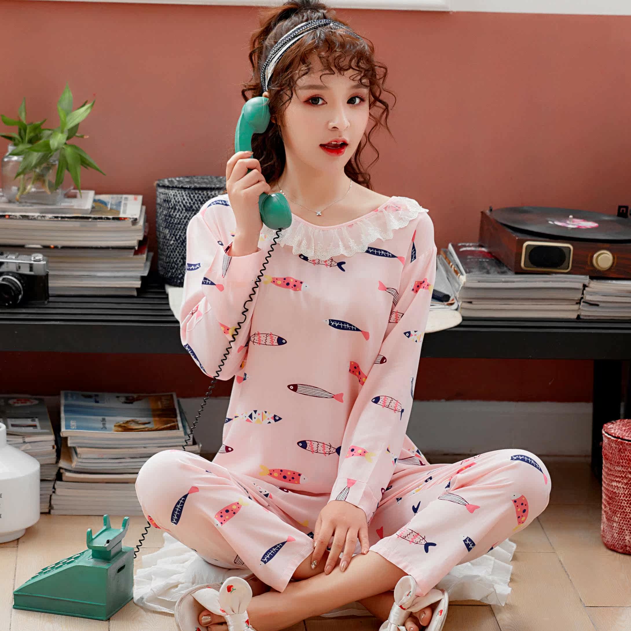 品牌女睡衣套装正品 全棉大额优惠券