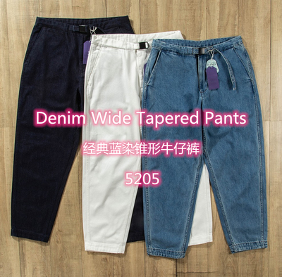 PPL 紫标 5205 Denim Wide Tapered 70/30蓝染重磅宽松锥形牛仔裤