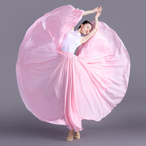 新疆舞蹈长裙表演服图片