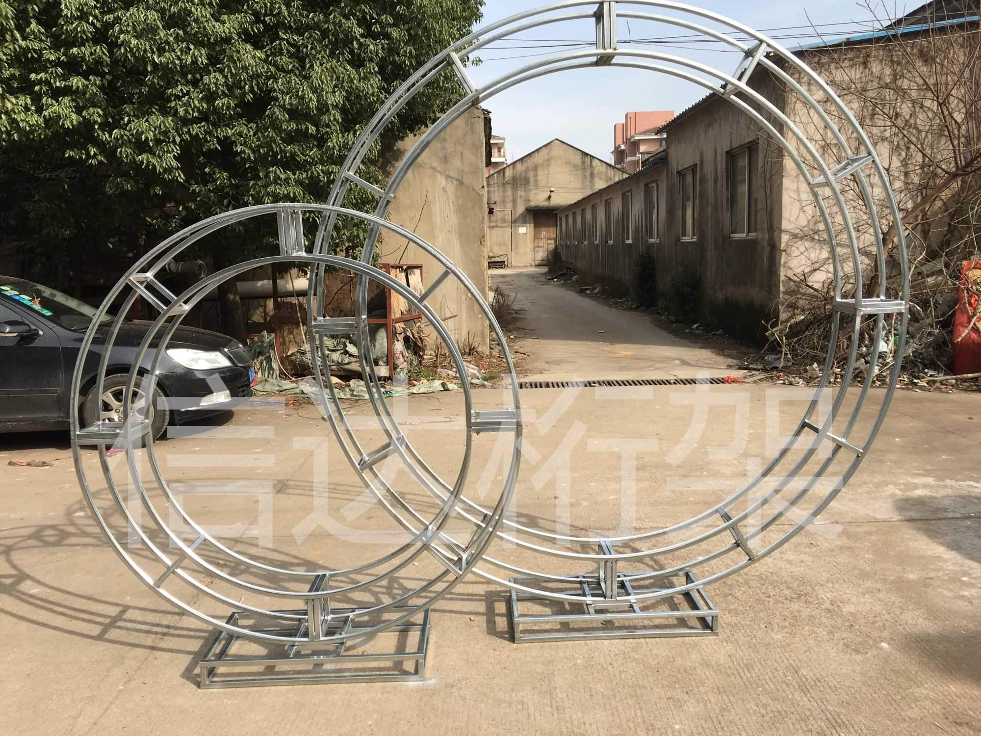 新款圆形桁架钢铁桁架圆形拱门背景架装饰桁架定做拱形门|ruв категории фестиваль товаров/подарок, Свадьба декорации/реквизит, арка - от Buy2taobao.com для оказания профессиональной услуги покупки агента Taobao