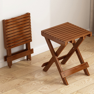 儿童矮凳折叠小凳子小型实木出租房用网红小朋友椅子客厅现代简约