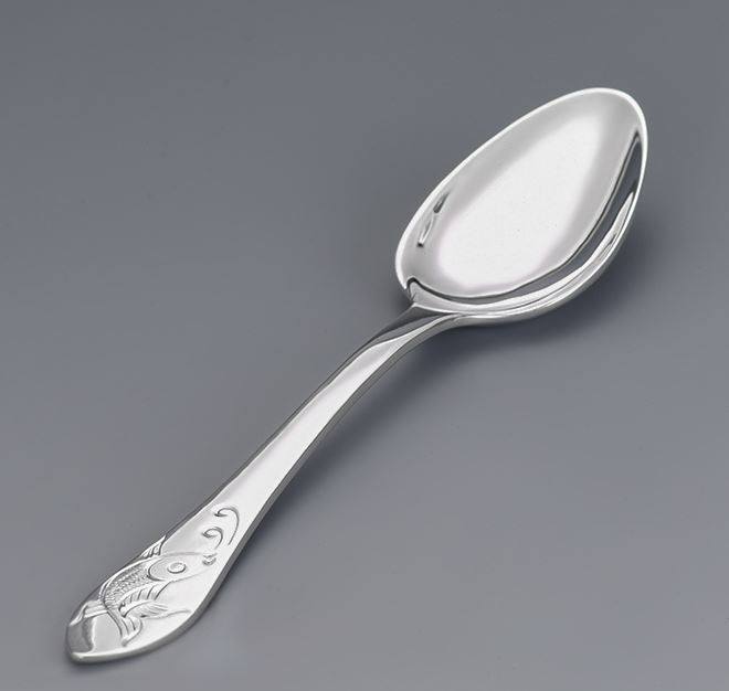 精品成人纯银勺子足银999手工银汤勺长柄银勺子调羹纯银餐具摆件