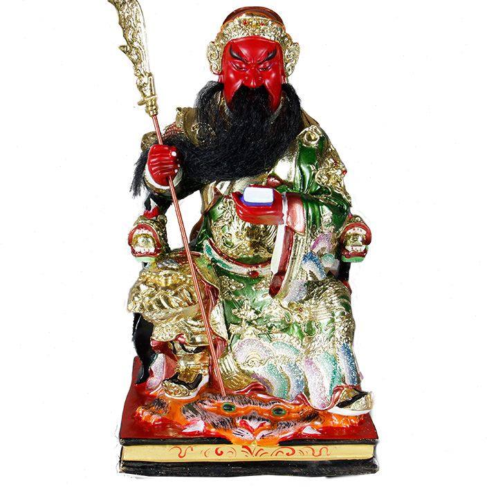 豪佳桂供奉关公像佛神像文武关帝圣君官老爷神像伽蓝菩萨摆件