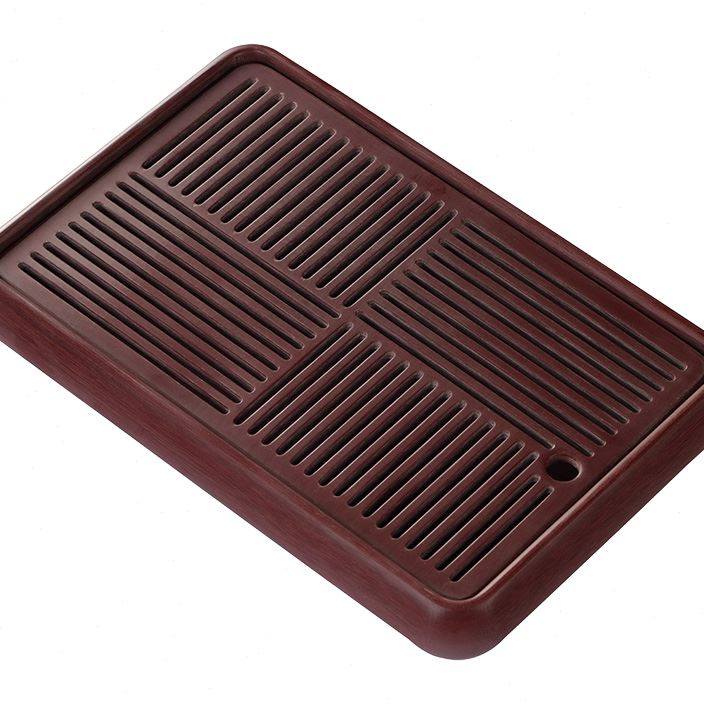 世壶德国电木茶盘储水式干泡盘小号家用茶具沥水茶托盘现代简约