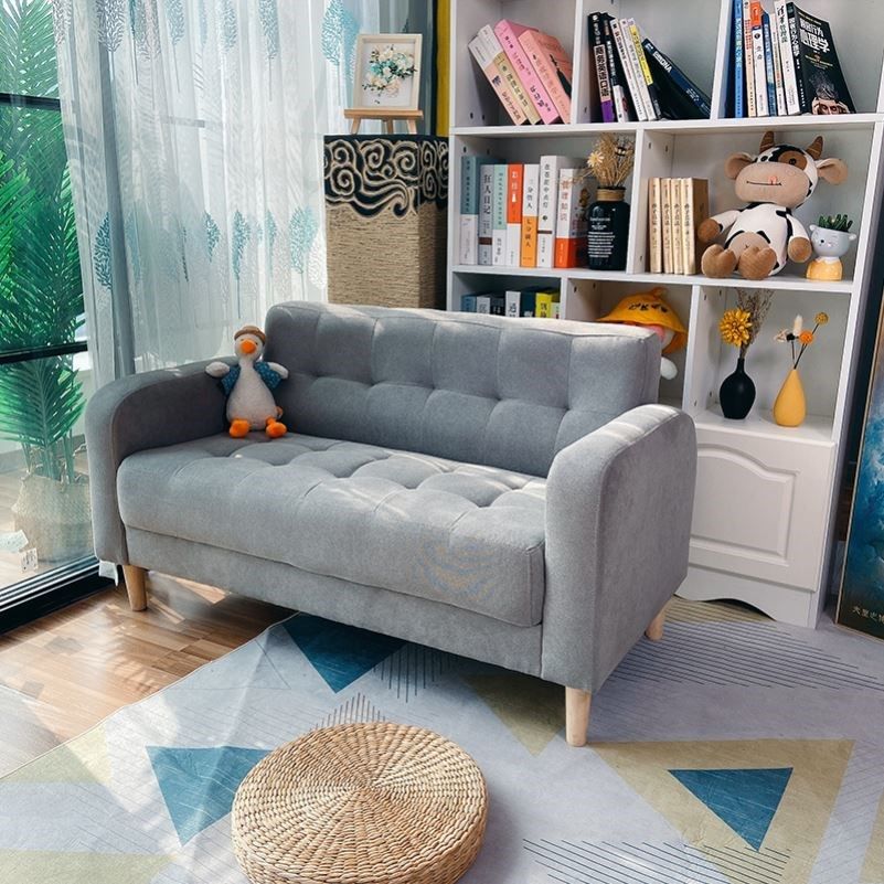 小户型超窄沙发2人位小双人1米2客厅窄二人小型客厅出租房经济型