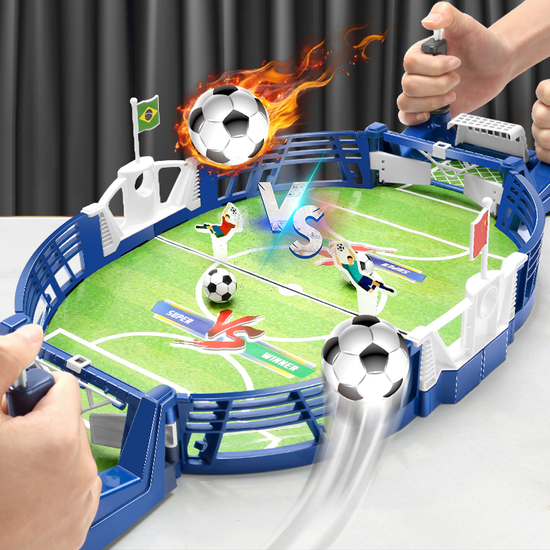 桌上足球台亲子互动玩具双人对战专注力抖音益智儿童桌游男孩游戏