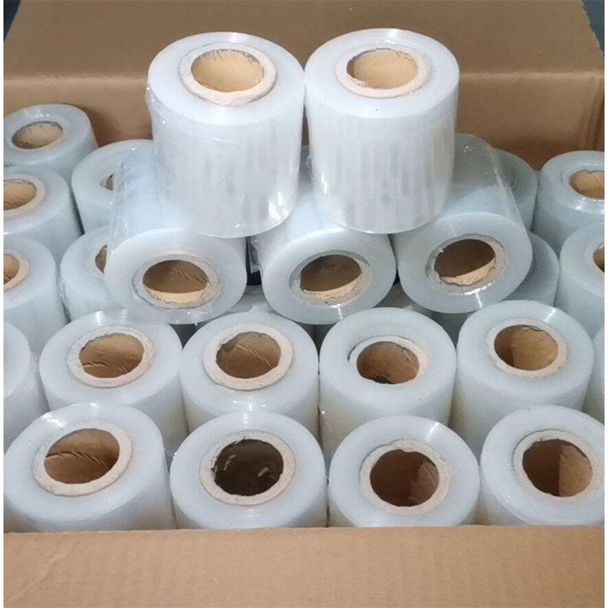 pe小卷缠绕膜拉伸膜保鲜膜打包膜5cm6cm嫁接膜自粘膜10cm外卖膜