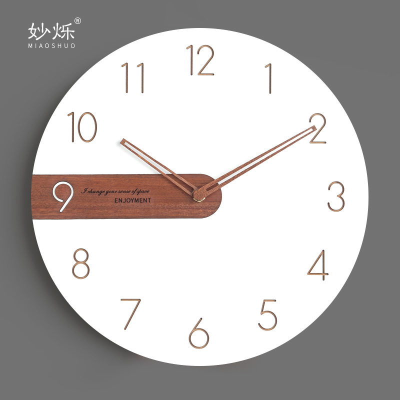 钟表挂钟客厅个性创意时尚北欧式时钟卧室现代简约家用静音石英钟|ruв категории начало ежедневно, часы, настенные часы - от Buy2taobao.com для оказания профессиональной услуги покупки агента Taobao