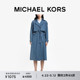 【2件85折】MICHAEL KORS 女士牛仔中长款风衣外套