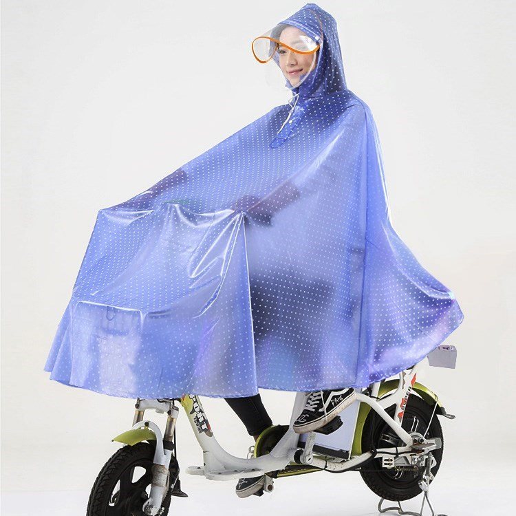 雨衣电动摩托车骑车1人电车单车雨披男装女装单人水衣么托遮雨批