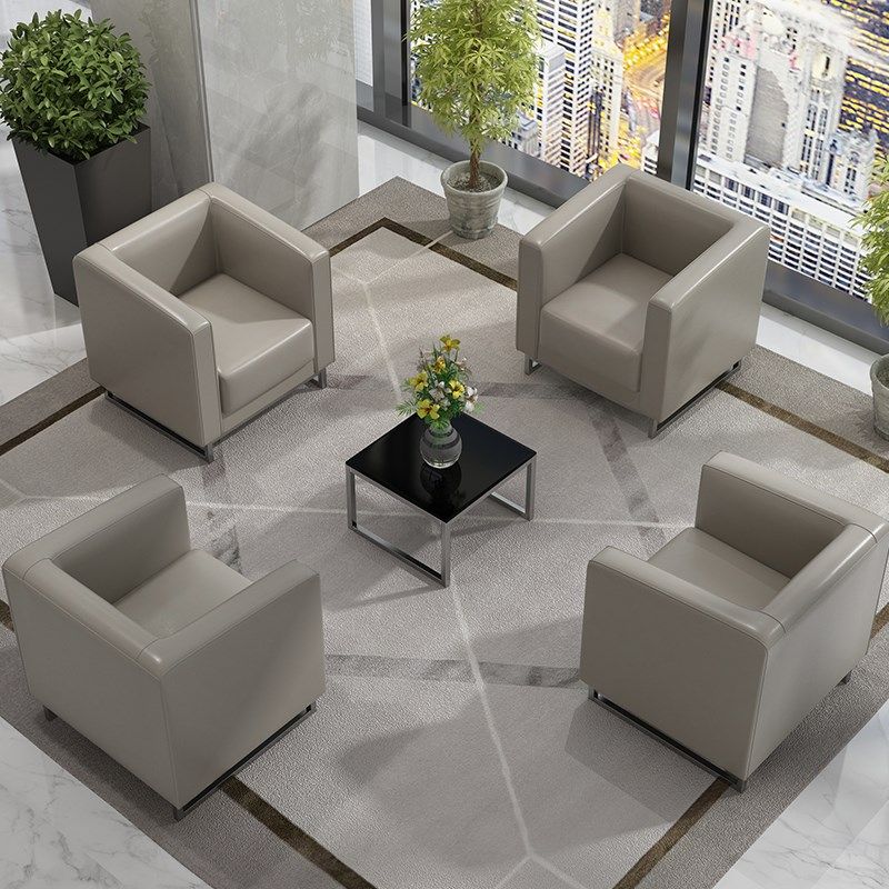 办公沙发洽谈区沙发会客区沙发售楼部沙发酒店沙发公司前台沙发