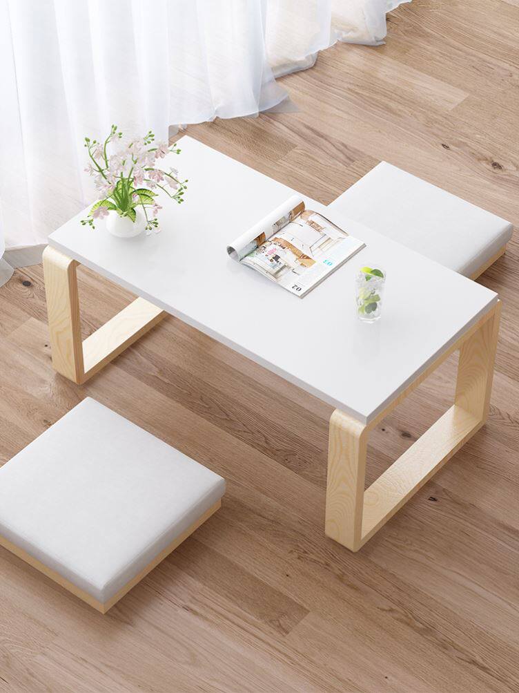 小桌子阳台小型创意网红ins风茶几简约房间布置卧室地毯单身公寓