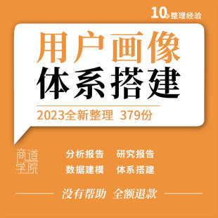 用户画像体系搭建标签设计数据建模市场分析研究报告产品需求文档