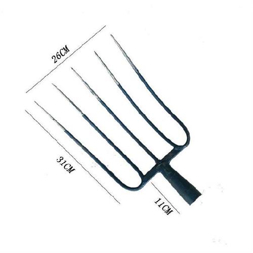 形九c叉大号稻草花q股农用铁叉子全钢牛粪股R草地扒草四园户外
