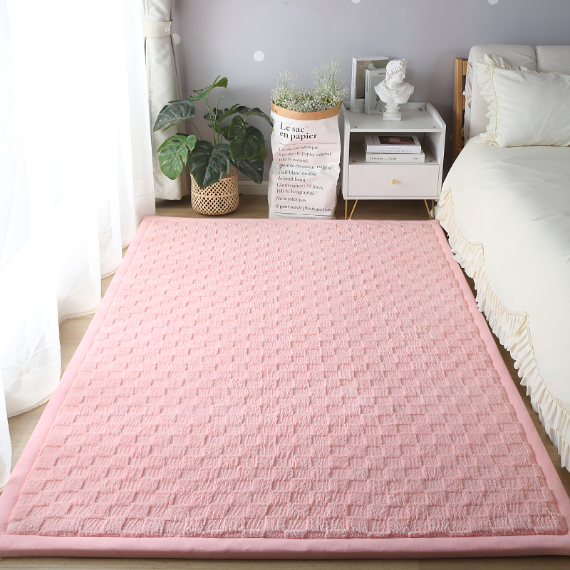 加厚地毯夏季可爱卧室床边毯隔凉防摔