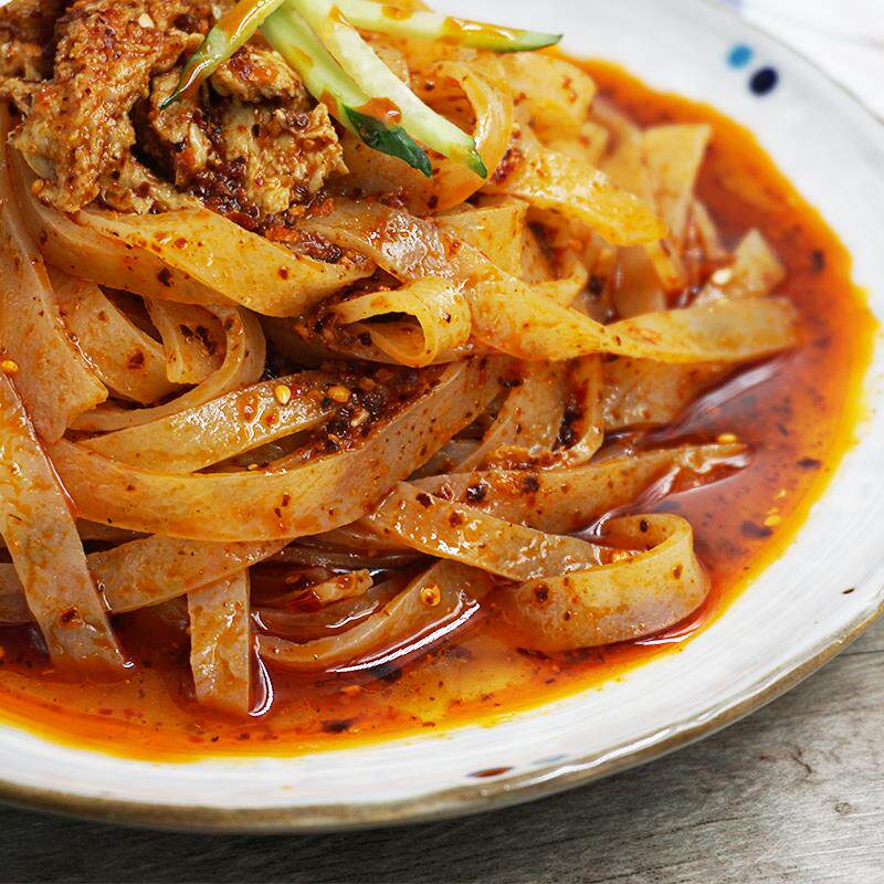 一折擀面皮陕西凉皮特产 7份装_陕西特产 凉皮 宝鸡正宗擀面皮西安