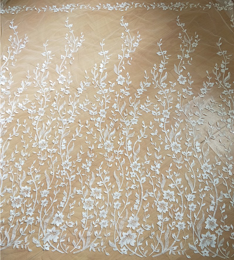 新款高档刺绣亮片蕾丝面料布料制作婚纱礼服森系轻纱diy配件辅料在类目 居家布艺, 布料/面料/手工diy布料面料中 - 来自Buy2taobao.com提供专业的淘宝代购服务