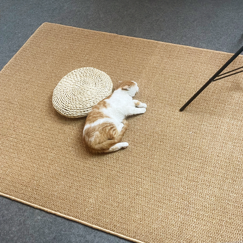 定制仿剑麻地毯猫爪垫日式客厅书房卧