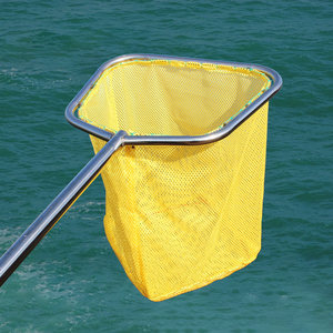 抄鱼网兜大物捞鱼网加粗大青鱼不锈钢捞网一体式超硬结实抄鱼水产