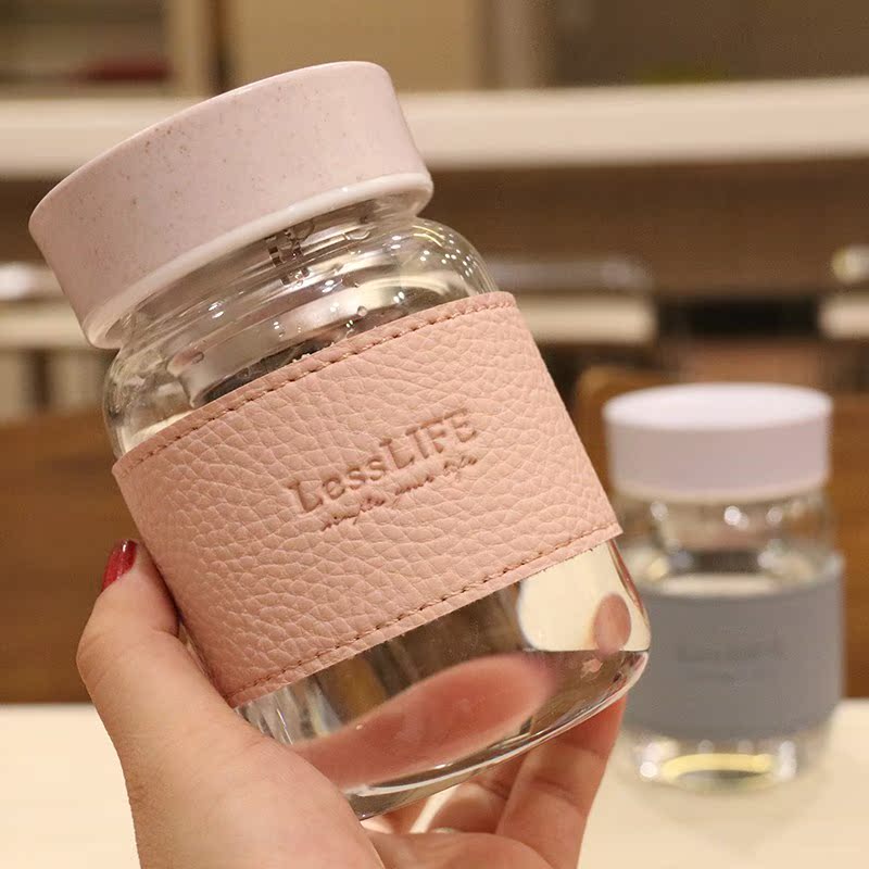 .Tea Strainer glass Korean Edition fresh Readily Cup student lovely Leak proof Water bottle Milk Cup originality Water cupin the Tableware , Cup/Cups/Kettle , Glass category - from Buy2taobao.com to provide professional Taobao agent buy service