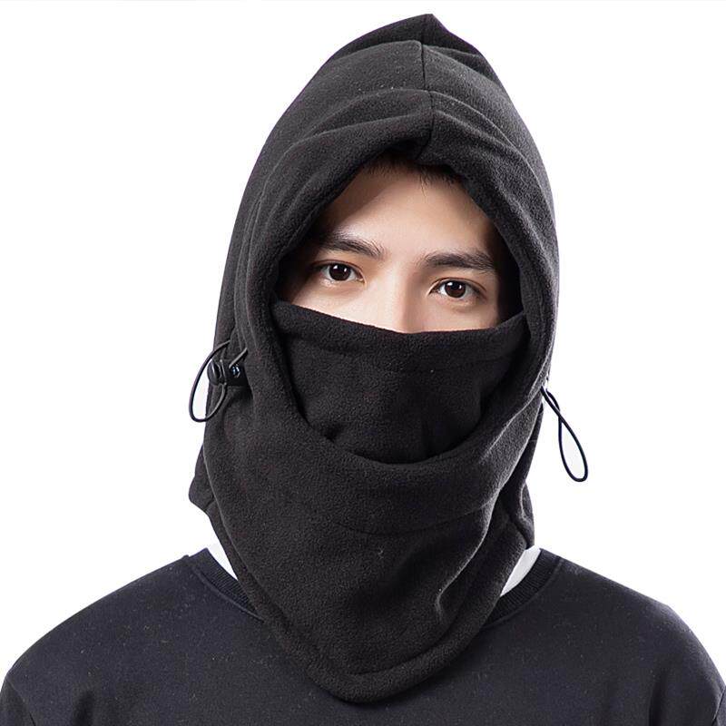 冬季保暖面罩女护颈防寒头套防风帽男骑行摩托电动车护全脸加厚绒