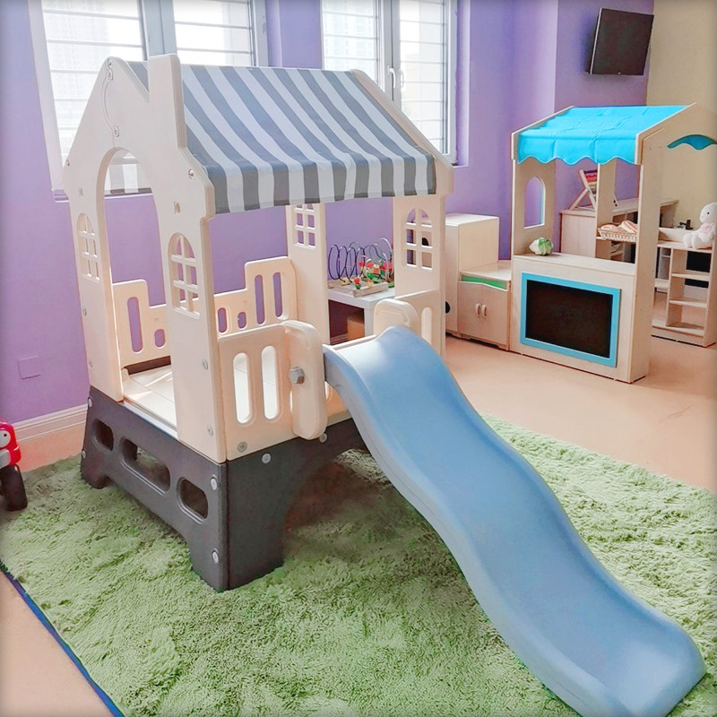 儿童滑滑梯城堡滑梯宝宝室内幼儿园家用帐篷小屋房子游戏屋游乐场